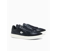 Lacoste Baseshot Pro Baskets en cuir pour homme, Blanc cassé., 45 EU