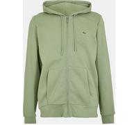 Sweat à capuche Lacoste Colorblock Full Zip vert sauge - XL