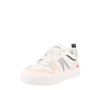 LACOSTE Baskets basses 'L002' nude / gris / vert foncé / blanc naturel, Taille 40-40,5