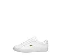 Lacoste Homme Men's Powercourt Sneakers Basket, WHT/WHT, 42 EU