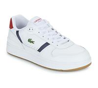 Lacoste Chaussures T-Clip Set Cuir blanc bleu marine rouge Pointure 42