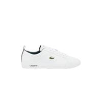 Lacoste Baskets CarnaBase pour homme, blanc/vert, 43 EU