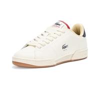 Lacoste Baskets Carnaby Cup pour Homme, Gomme Blanche cassée, 47 EU