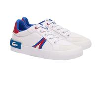 Lacoste Baskets L004 pour enfants, blanc/rouge, 13 UK Child