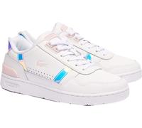 Lacoste - Baskets pour femmes "T-Clip", cuir GT1695 (39 UE) (Blanc/Rose)