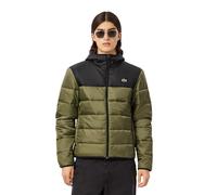 Lacoste BH676300 Veste de Sport, Kaki/Noir, 50 Hommes