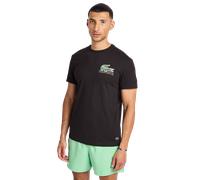 Lacoste Big Croc Graphic Homme - T-Shirts, Noir - Taille S - Jersey de coton Black S