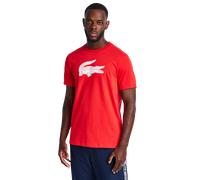 Lacoste Big Croc Logo Homme - T-Shirts, Rouge - Taille S Red S