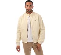Lacoste Blouson Ribbed Collar Harrington Jacket Natural Light S Male