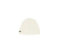 Lacoste - Bonnet brodé - Élégant et confortable - Homme - Accessoires - Blanc - Taille: ONE Size