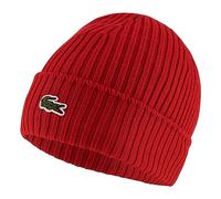 Lacoste Bonnet Mixte , Rouge, Taille unique