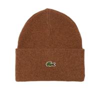 Lacoste - Bonnet Tricot Écologique - unisex - Accessoires - Brun - Taille: ONE Size