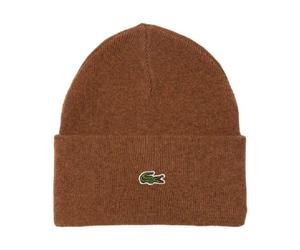 Lacoste - Bonnet Tricot Écologique - unisex - Accessoires - Brun - Taille: ONE Size
