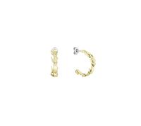 Lacoste Boucles d'Oreilles Créoles pour Femme Collection CROCODILE en Or Jaune avec des Crocodiles - 2040515