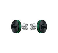 Lacoste Boucles D'oreilles Puces pour Homme Collection LACOSTE BASELINE avec Placage en Noir (IP) - 2040086