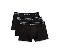 Boxers de sport pour hommes Lacoste Casual Cotton Stretch Boxer 3P - black S