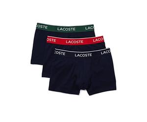 Lacoste Boxer Homme - Lot de 3 , Marine/Vert-rouge-marine, M