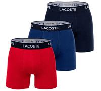 LACOSTE Boxers bleu marine / bleu foncé / rouge / blanc, Taille XXL