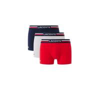 LACOSTE Boxers bleu marine / rouge / blanc, Taille XL