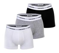 LACOSTE Boxers gris / noir / blanc, Taille L