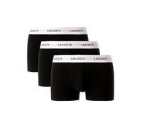 LACOSTE Boxers noir / blanc, Taille S