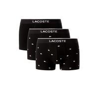 LACOSTE Boxers noir chiné / blanc, Taille L