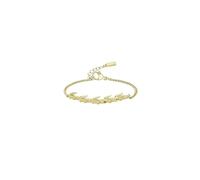 Lacoste Bracelet en chaîne pour Femme Collection CROCODILE disponible en version argentée, dorée ou or rose clair