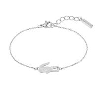 Lacoste Bracelet en Chaîne pour Femme Collection CROCODILE en Acier Inoxydable avec un Charm en forme de Crocodile - 2040046