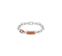 Lacoste Bracelet en Chaîne pour Homme Collection CREW en Acier Inoxydable avec une Plaque Gravée - 2040369