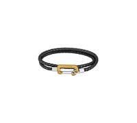 Lacoste Bracelet en cuir pour Homme Noir - 2040316