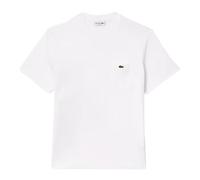 Lacoste - Breast Pocket Cotton Tee - Homme - Tops - Blanc - Taille: M