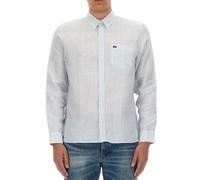 Lacoste - Camicia a righe - Homme - Chemises - Bleu - Taille: 2XL