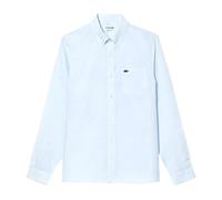 Lacoste - Chemise en lin bleu clair - Homme - Chemises - Bleu - Taille: XL