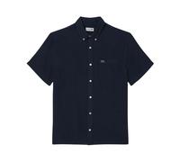 Lacoste - Camicia Lino - Homme - Chemises - Bleu - Taille: XL