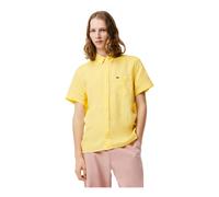 Lacoste - Camicia Lino - Homme - Chemises - Jaune - Taille: L