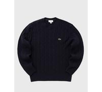 Lacoste CARDED WOOL CREW NECK SWEATER men Pullovers blue taille: S