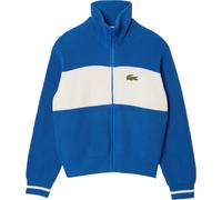 Lacoste - Cardigan couleur bloc pour femme GT2222 (32 FR) (Bleu)