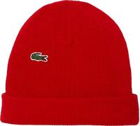 Lacoste - Casquette à côtes GT2624 (Taille unique) (Rouge)