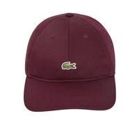 Lacoste - Casquette en sergé de coton - Homme - Accessoires - Rouge - Taille: ONE Size