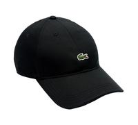 Lacoste - Casquette noire non structurée avec petit logo - Homme - Accessoires - Noir - Taille: ONE Size