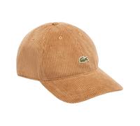 Lacoste - Casquette Visière en Velours Côtelé - unisex - Accessoires - Brun - Taille: ONE Size