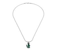 Lacoste Collier en chaîne pour Homme Collection ARTHOR en Acier inoxidable