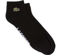 Lacoste - Chaussettes de cheville pour hommes/femmes unies GT3701 (39,5 EU - 42 EU) (Noir)