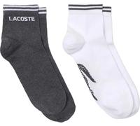 Lacoste - Chaussettes de sport pour hommes/femmes unies(pack de 2) GT1467 (43 EU - 45,5 EU) (Gris)