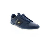 Lacoste Chaymon 0120 1 CMA Mens Blue Leather Lifestyle Sneakers Shoes
