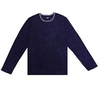 Lacoste Chemise à col rond en éponge pour homme - Bleu - Small