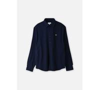 Lacoste Chemise Chemise en flanelle de coton regular fit in Marine FR 44