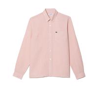 Lacoste - Chemise Décontractée en Lin - Homme - Chemises - Rose - Taille: XL