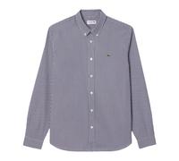 Lacoste - Chemise en coton à carreaux Regular Fit - Homme - Chemises - Bleu - Taille: L