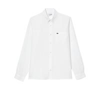 Lacoste Regular Fit Linen Shirt men Longsleeves white taille: S